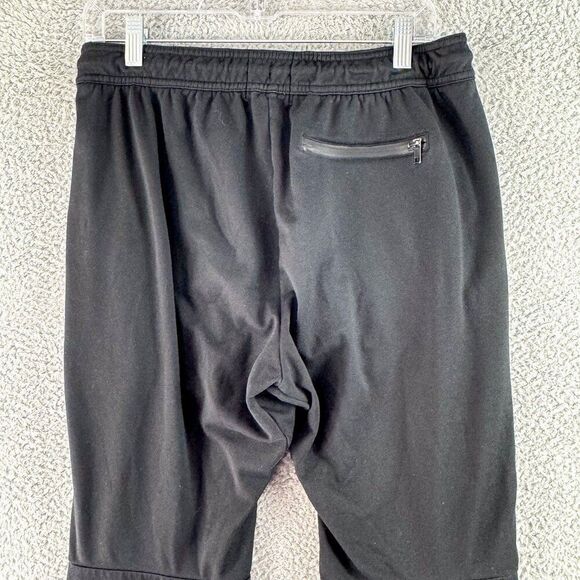 01 Algo Performance Joggers Mens Small Black Pants Activewear Stretch Gym Run‎ - Picture 9 of 16